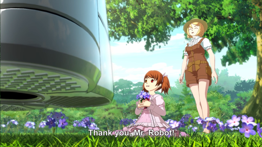 You have no idea how disappointed I was that she didn't say "Domo arigato, Mister Roboto."